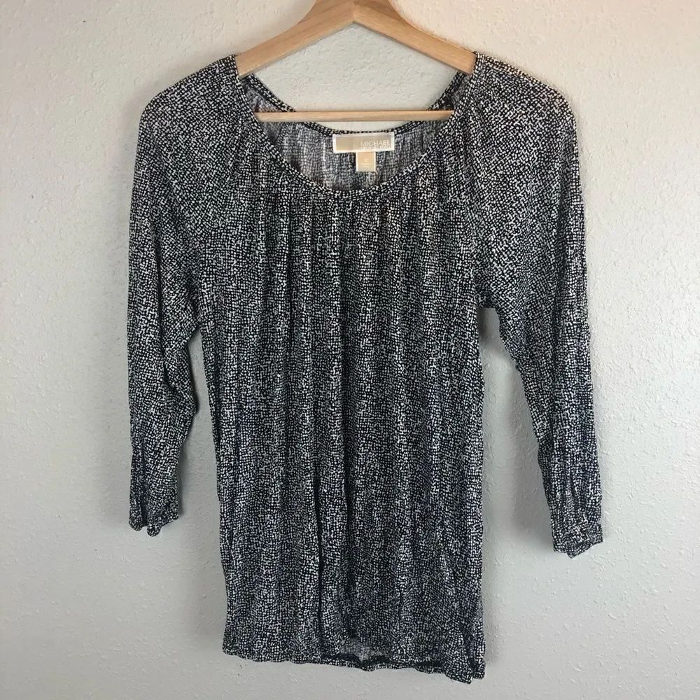 NWT Michael Kors 3/4 Sleeve Top Size S
